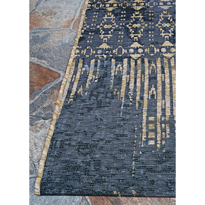Couristan Dolce Blue Nile 8' x 11' Indigo  Area Rug