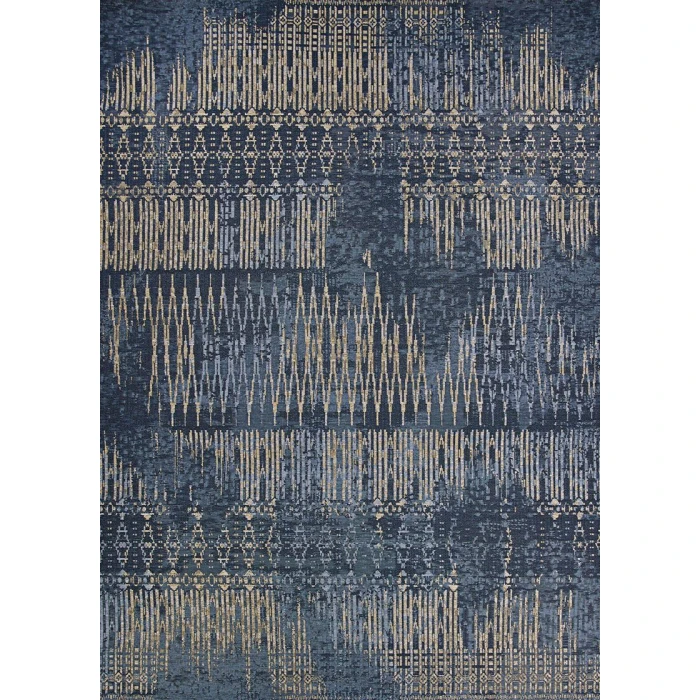 Couristan Dolce Blue Nile 8' x 11' Indigo  Area Rug