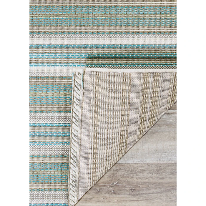 Couristan Monaco Marbella Long Runner Blue Mist/Ivory Area Rug