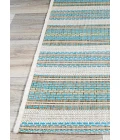 Couristan Monaco Marbella 8' Runner Blue Mist/Ivory Area Rug