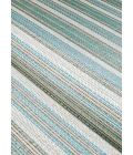 Couristan Monaco Marbella 8' Runner Blue Mist/Ivory Area Rug