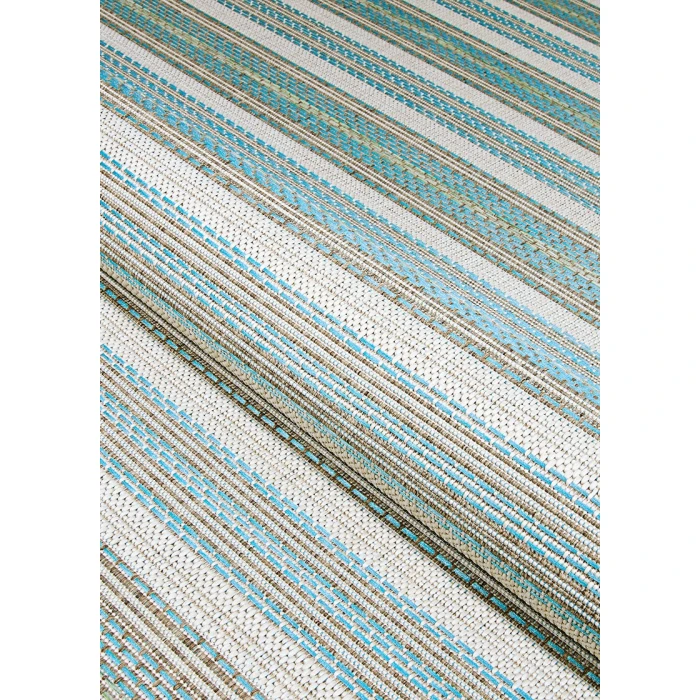 Couristan Monaco Marbella Long Runner Blue Mist/Ivory Area Rug