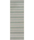 Couristan Monaco Marbella 8' Runner Blue Mist/Ivory Area Rug