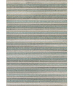 Couristan Monaco Marbella Blue Mist/Ivory Area Rug 2 ft. 3 in. X 7 ft. 10 in. Rectangle