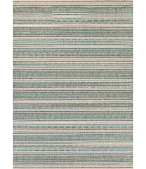 Couristan Monaco Marbella 8' Runner Blue Mist/Ivory Area Rug