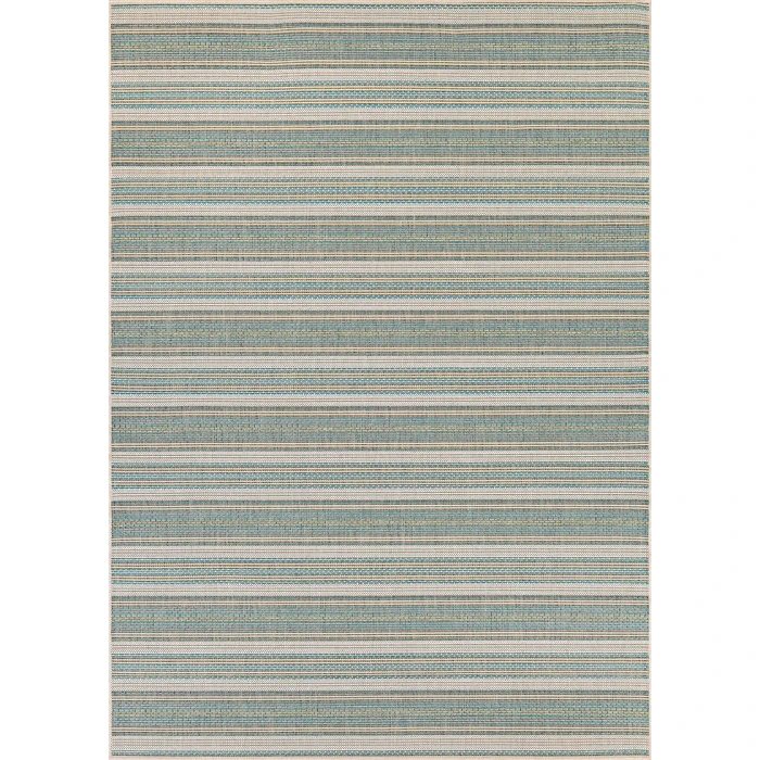 Couristan Monaco Marbella Long Runner Blue Mist/Ivory Area Rug