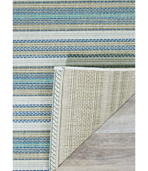 Couristan Monaco Marbella 8' x 11' Ivory/Sand/Azure Area Rug