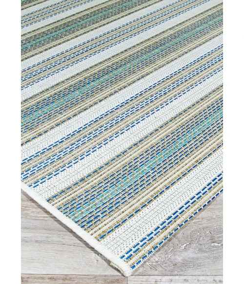 Couristan Monaco Marbella 8' x 11' Ivory/Sand/Azure Area Rug