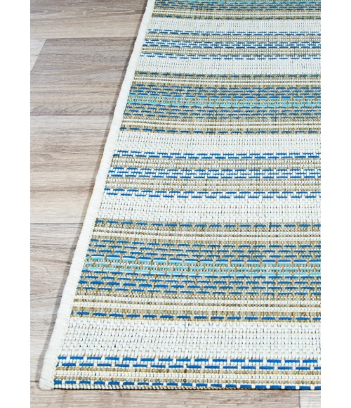 Couristan Monaco Marbella 8' x 11' Ivory/Sand/Azure Area Rug
