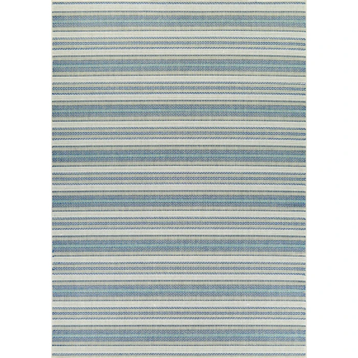 Couristan Monaco Marbella 8' Runner Ivory/Sand/Azure Area Rug