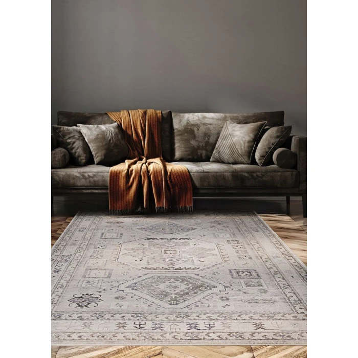 Couristan HAMADAN SILVER 6125_2001 6ft. x 9ft. Rect. Rug