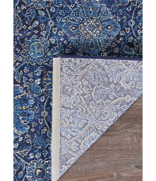 Couristan Easton Winslet 6' x 9' Navy/Sapphire Area Rug