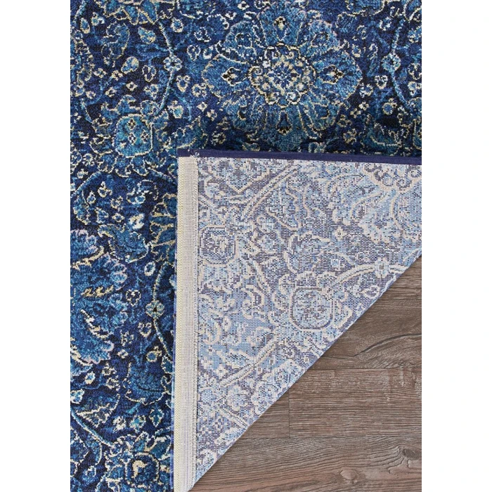 Couristan Easton Winslet 6' x 9' Navy/Sapphire Area Rug