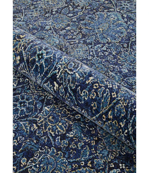 Couristan Easton Winslet 6' x 9' Navy/Sapphire Area Rug