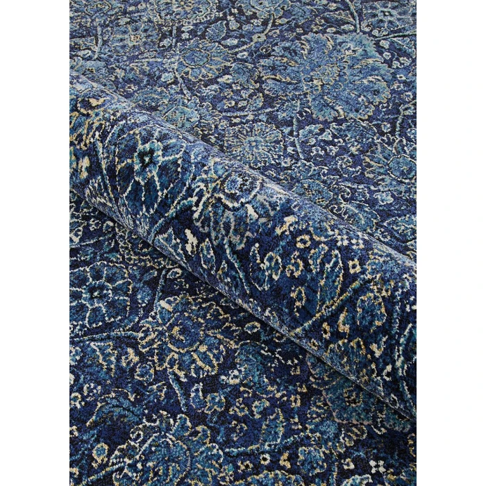 Couristan Easton Winslet 6' x 9' Navy/Sapphire Area Rug