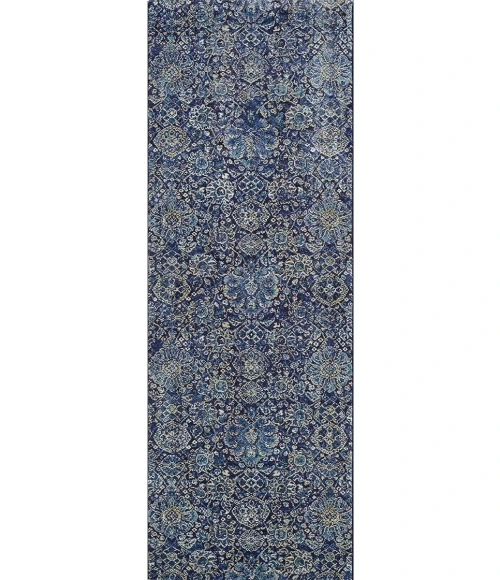 Couristan Easton Winslet 6' x 9' Navy/Sapphire Area Rug