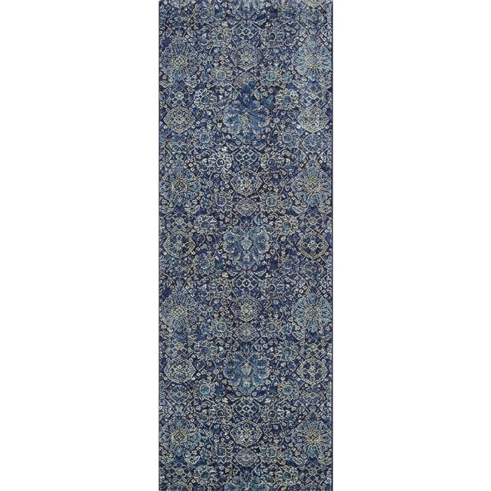 Couristan Easton Winslet 6' x 9' Navy/Sapphire Area Rug