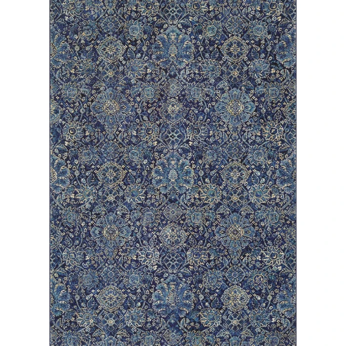 Couristan Easton Winslet 6' x 9' Navy/Sapphire Area Rug