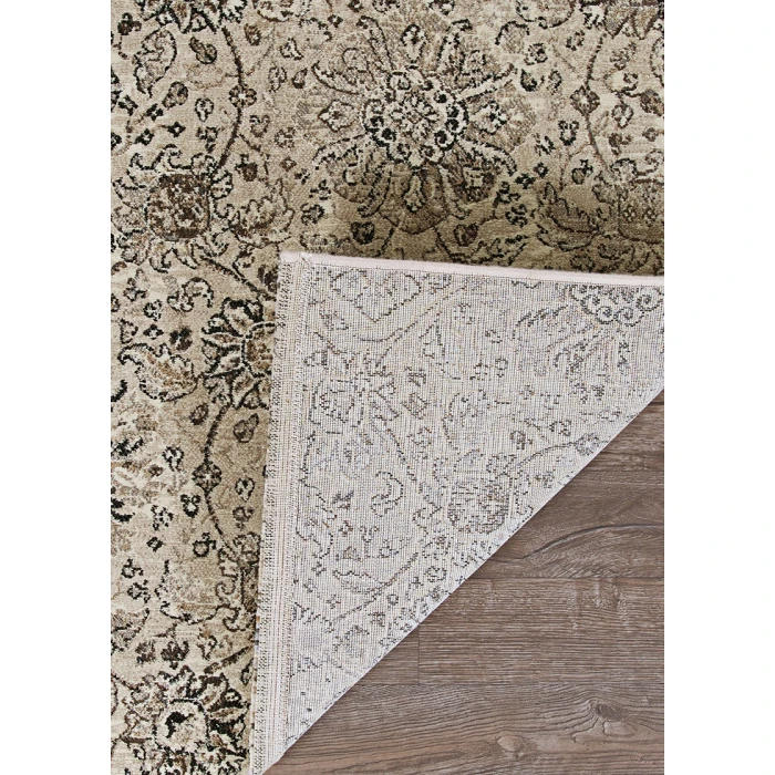 Couristan Easton Winslet 3' x 5' Beige/Black Area Rug