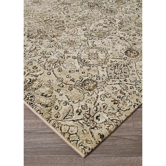 Couristan Easton Winslet 3' x 5' Beige/Black Area Rug