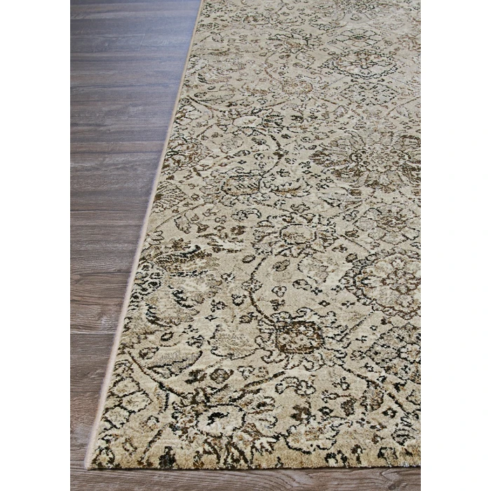 Couristan Easton Winslet 3' x 5' Beige/Black Area Rug