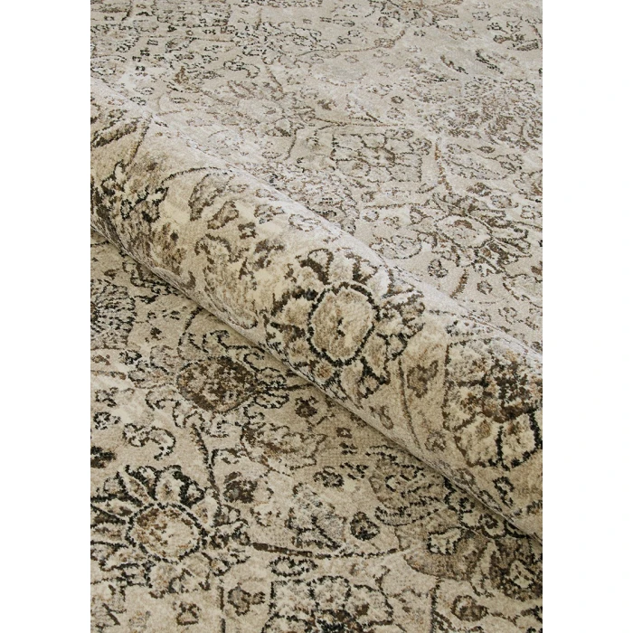 Couristan Easton Winslet 3' x 5' Beige/Black Area Rug