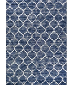 Couristan Easton Ogee Dusk Blue Area Rug 2 ft. 7 in. X 7 ft. 10 in. Rectangle