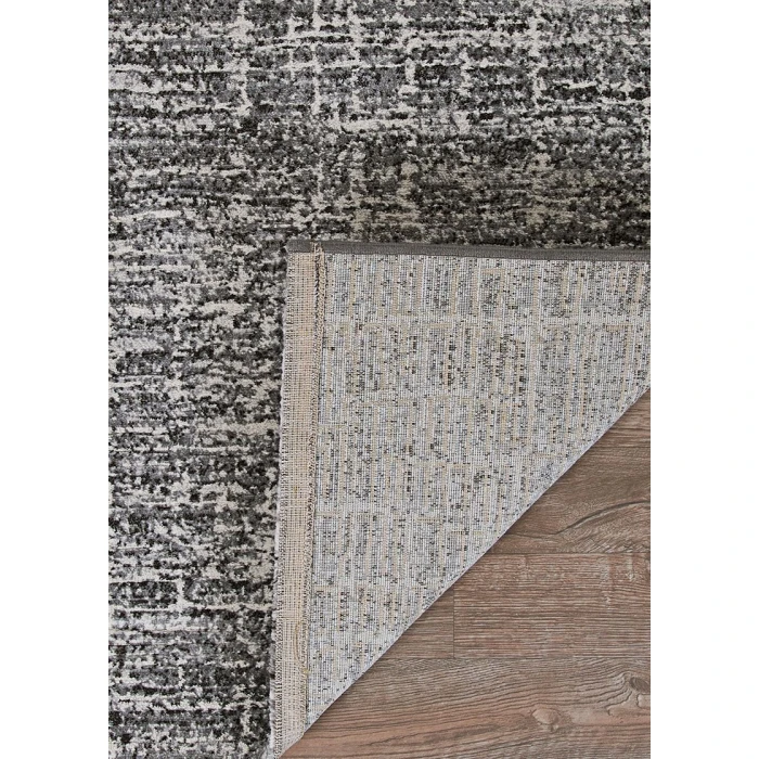 Couristan Easton Gravelstone 8' Runner Pewter Area Rug