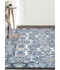Couristan Everest Bohemia 8' x 11' Denim Ivory Area Rug