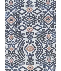 Couristan Everest Bohemia 8' x 11' Denim Ivory Area Rug