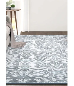 Couristan Everest Bohemia Greystone/Lime Area Rug 2 ft. 7 in. X 7 ft. 10 in. Rectangle