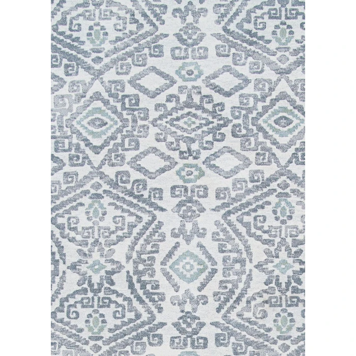 Couristan Everest Bohemia 8' Runner Greystone/Lime Area Rug