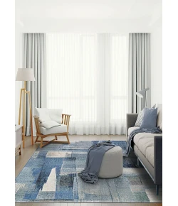 Couristan Easton Blue Ash 6389/5782 7 ft. 10 in. X 11 ft. 2 in. Rectangle Rug