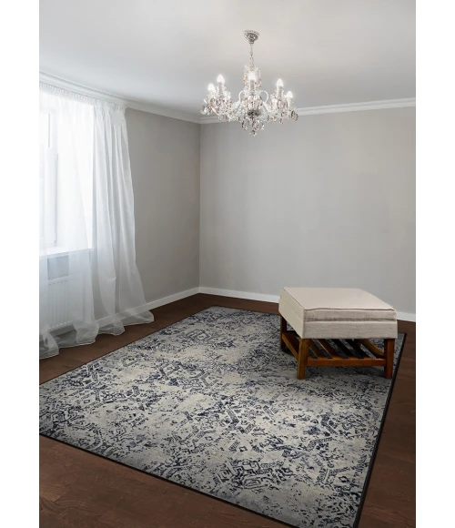 Couristan Easton Antique Lace 8' Runner Oyster Area Rug