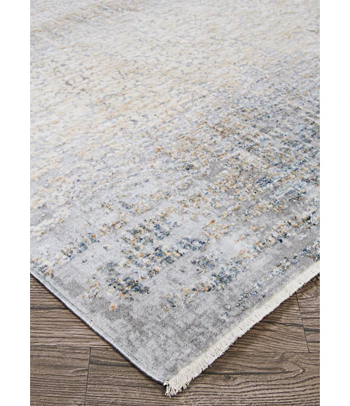Couristan Couture  Aquarelle 9' Runner Pewter-Mode Beige Area Rug