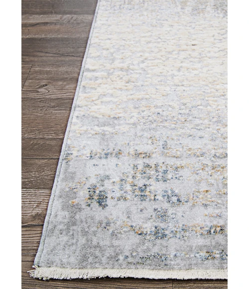 Couristan Couture  Aquarelle 9' Runner Pewter-Mode Beige Area Rug