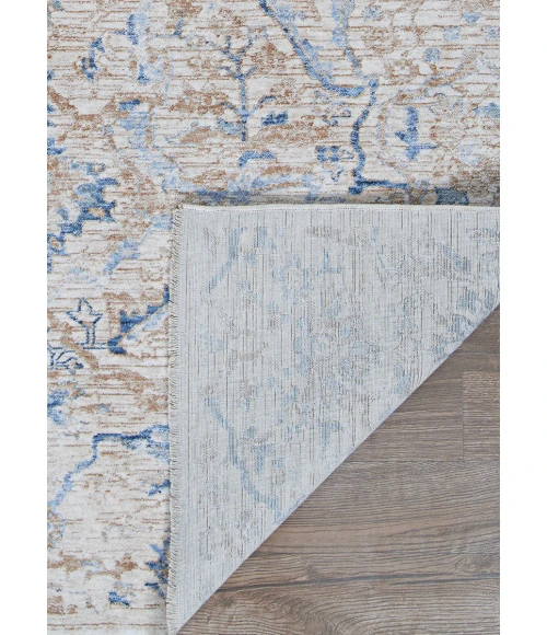 Couristan Couture  Ballerine 9' Runner Burnished Gold/Denim Area Rug