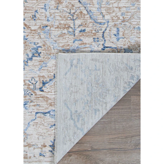 Couristan Couture  Ballerine 4' x 6' Burnished Gold/Denim Area Rug