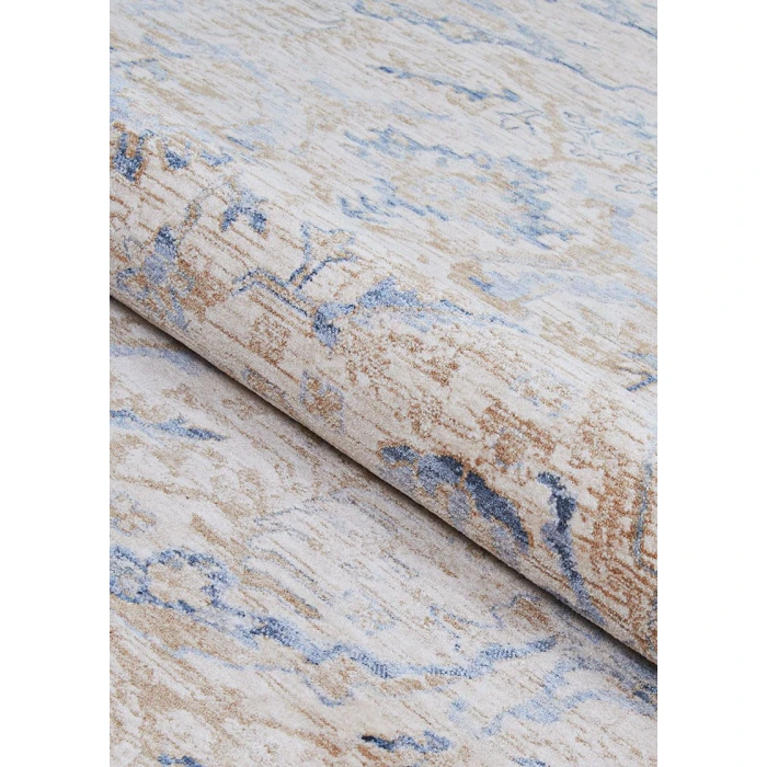 Couristan Couture  Ballerine 4' x 6' Burnished Gold/Denim Area Rug