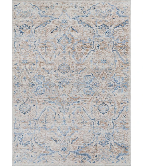 Couristan Couture  Ballerine 9' Runner Burnished Gold/Denim Area Rug