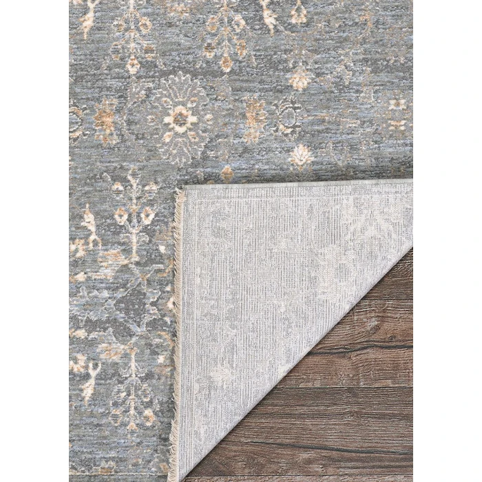 Couristan Couture Dusty Grey /Beige 6791/3775 9 ft. 10 in. X 13 ft. 9 in. Rectangle Rug
