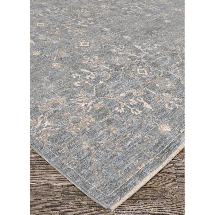 Couristan Couture Dusty Grey /Beige 6791/3775 9 ft. 10 in. X 13 ft. 9 in. Rectangle Rug
