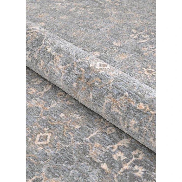 Couristan Couture Dusty Grey /Beige 6791/3775 9 ft. 10 in. X 13 ft. 9 in. Rectangle Rug