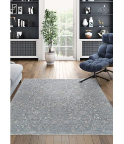 Couristan Couture Dusty Grey /Beige 6791/3775 2 ft. 2 in. X 8 ft. 11 in. Rectangle Rug
