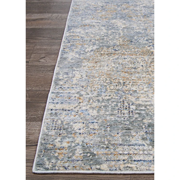 Couristan Couture  Bordado 4' x 6' Light Grey/Multi  Area Rug