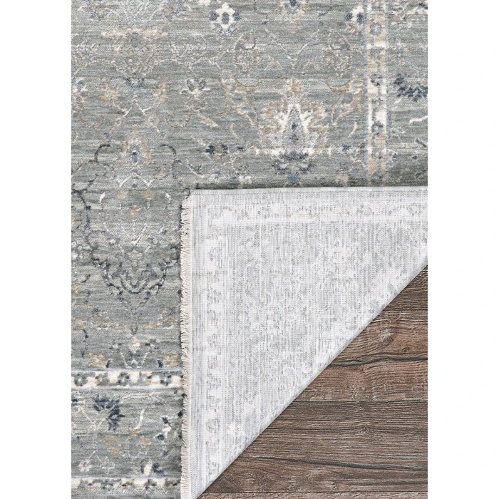 Couristan Couture Dusty Grey /Beige 6799/3775 7 ft. 10 in. X 10 ft. 9 in. Rectangle Rug