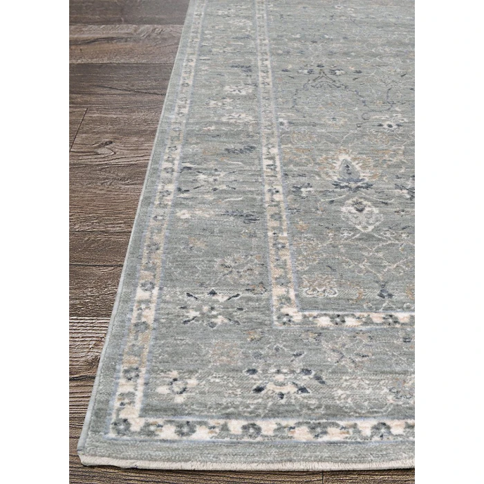 Couristan Couture Dusty Grey /Beige 6799/3775 7 ft. 10 in. X 10 ft. 9 in. Rectangle Rug