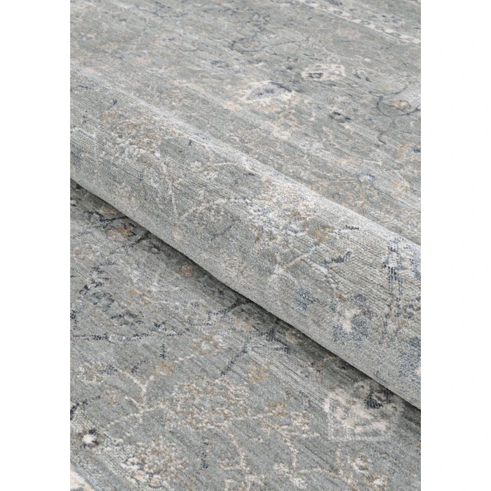 Couristan Couture Dusty Grey /Beige 6799/3775 7 ft. 10 in. X 10 ft. 9 in. Rectangle Rug