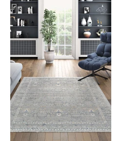 Couristan Couture Dusty Grey /Beige 6799/3775 2 ft. X 3 ft. 7 in. Rectangle Rug