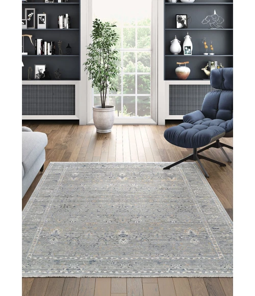 Couristan Couture Dusty Grey /Beige 6799/3775 2 ft. X 3 ft. 7 in. Rectangle Rug